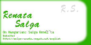 renata salga business card